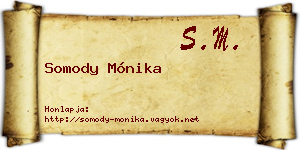 Somody Mónika névjegykártya